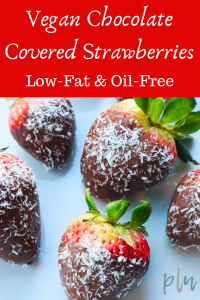 Vegan Chocolate Covered Strawberries