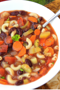 Vegan Minestrone: Gluten-Free, SOS-Free