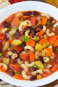 Vegan Minestrone: Gluten-Free, SOS-Free