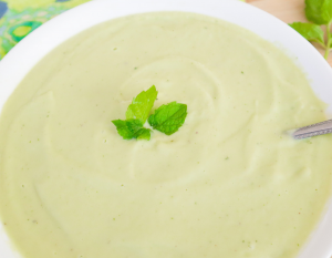 Chilled Cucumber Soup: Raw Vegan, Oil-Free