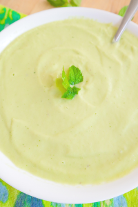 Chilled Cucumber Soup: Raw Vegan, Oil-Free