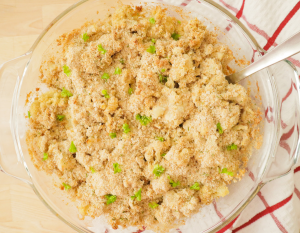 Cheesy Vegan Cauliflower Casserole