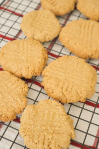 Vegan Keto Peanut Butter Cookies