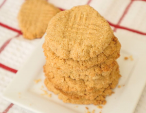 Vegan Keto Peanut Butter Cookies