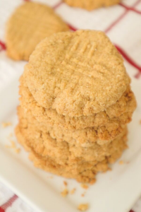 Vegan Keto Peanut Butter Cookies