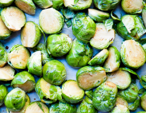 Sweet Maple Roasted Brussels Sprouts (Oil-Free)