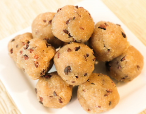 Chocolate Chip Cookie Dough Bites (Vegan, Oil-Free, Gluten-Free)