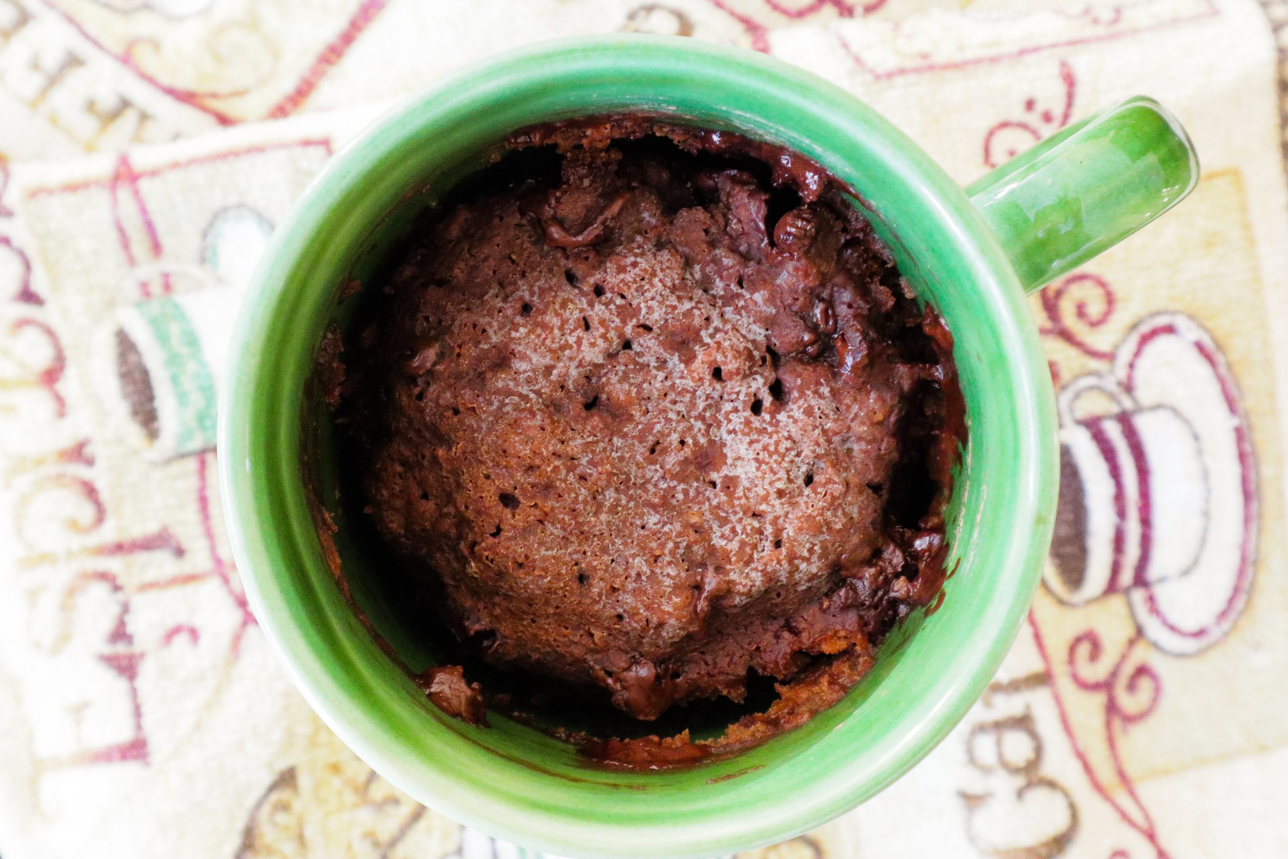 Tasty Vegan Chocolate Mug Cake in Under 2 Minutes! | Pure Living Nutrition